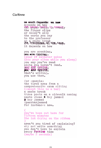 OO: Typewriter Poems