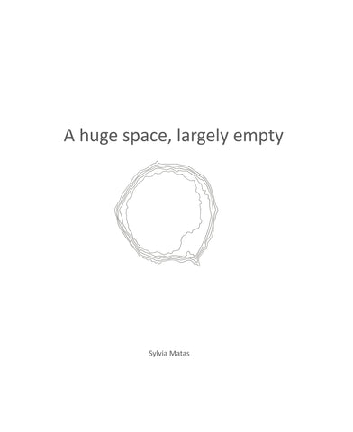 A huge space, largely empty