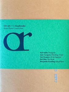Or set / 5 chapbooks