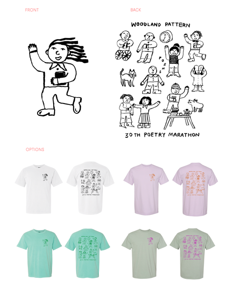 30th Annual Poetry Marathon T-shirt (Pre-Order)