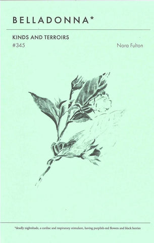Kinds And Terroirs (Belladonna #345)