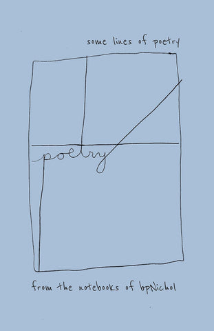 Some Lines of Poetry: From the Notebooks of bpNichol