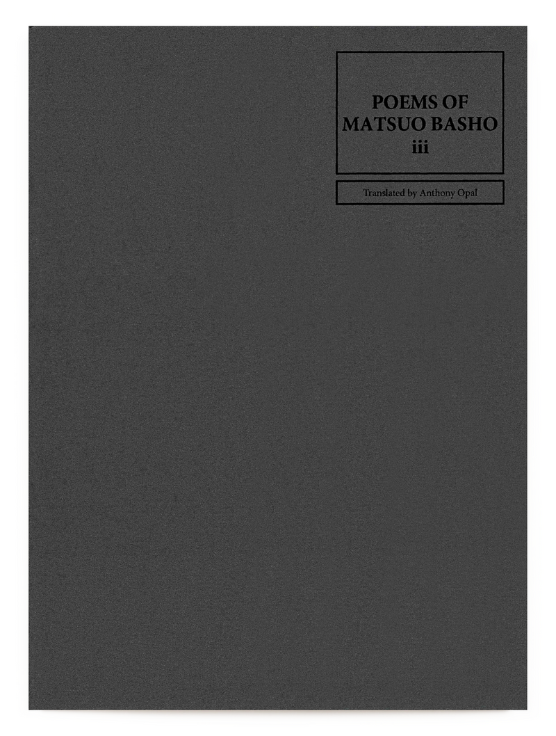 Poems Of Matsuo Basho iii