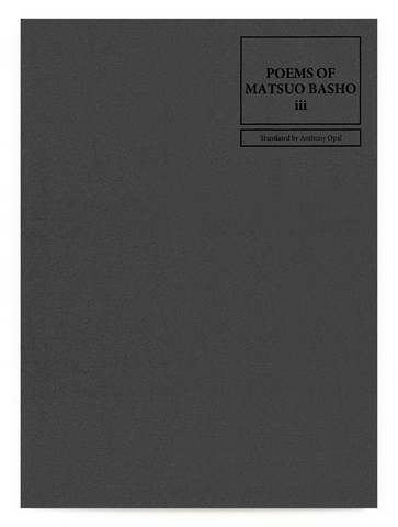 Poems Of Matsuo Basho iii
