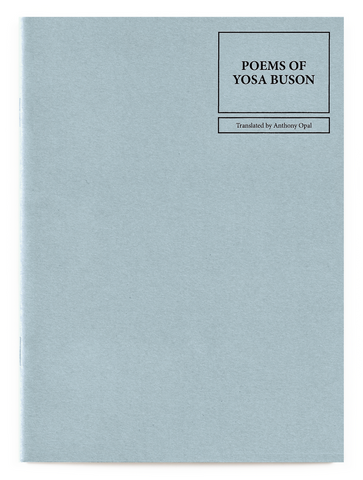 Poems Of Yosa Buson