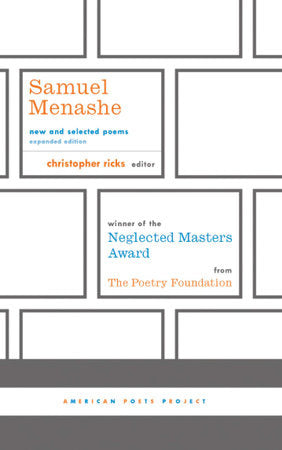 Samuel Menashe: New and Selected Poems, Expanded Edition