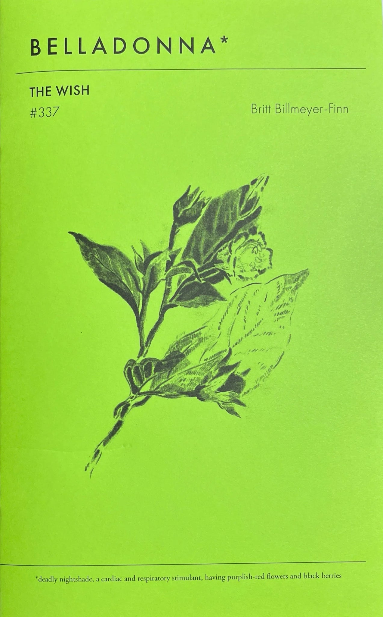 The Wish (Belladonna* #338)