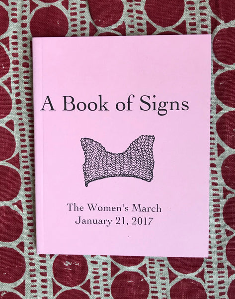 A Book of Signs: The Women's March January 21, 2017