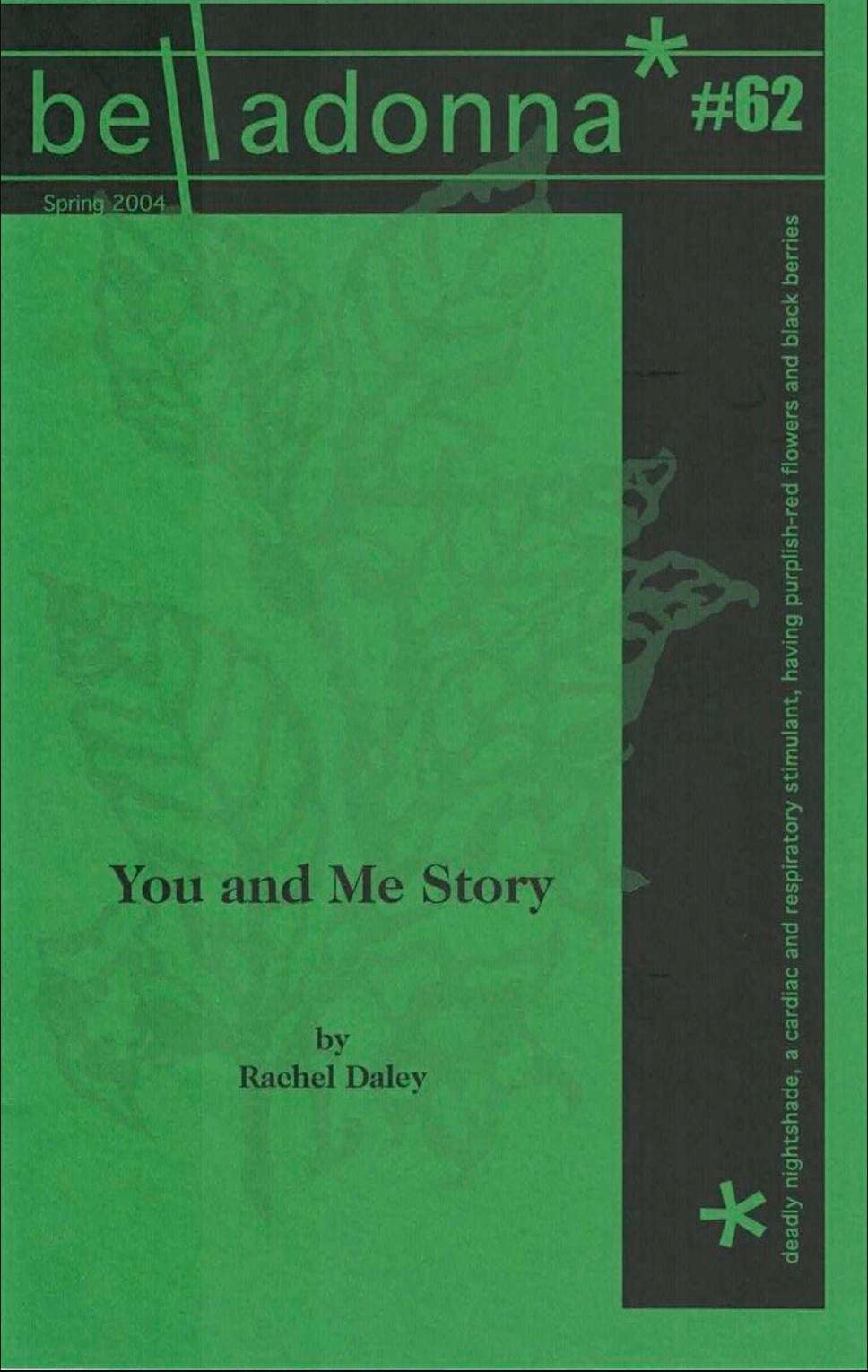 You and Me Story (Belladonna* #62)