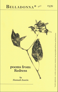 poems from: Redress (Belladonna* #139)