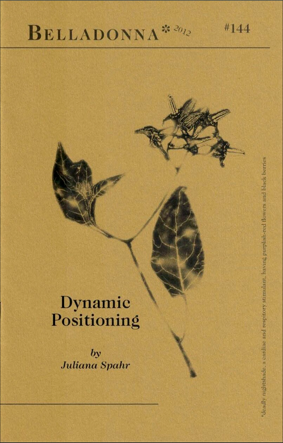 Dynamic Positioning (Belladonna* #144)