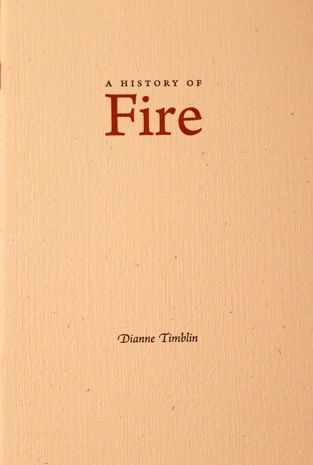 A History of Fire