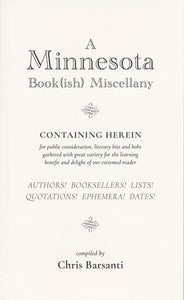 A Minnesota Book(ish) Miscellany
