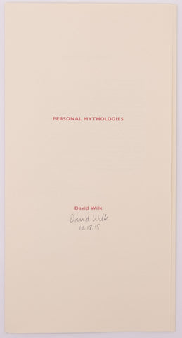 Personal Mythologies by David Wilk
