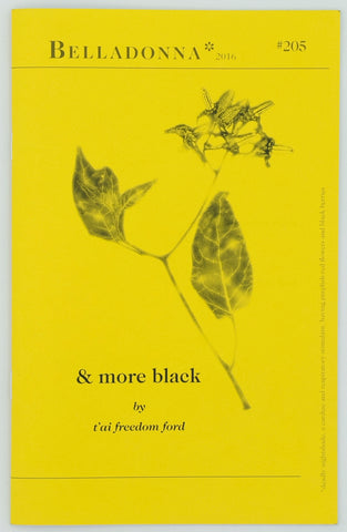 from & More Black (Belladonna* #205)