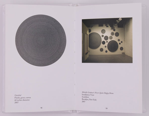 Michelle Grabner's Black Circle Paintings Metalpoint Drawings and Monoprints (Hardcover)