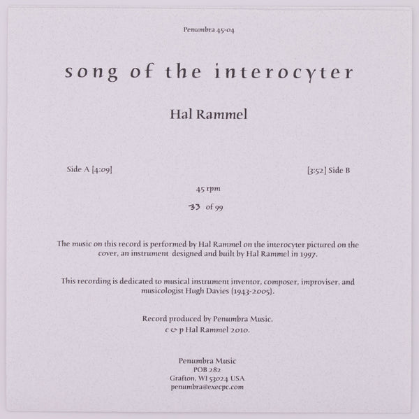 Song of the Interocyter