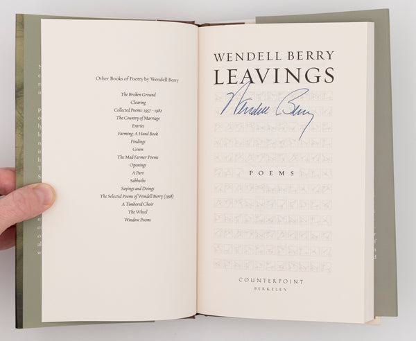 Leavings: Poems (Hardcover)