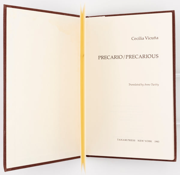 Precario/Precarious (Hardcover)