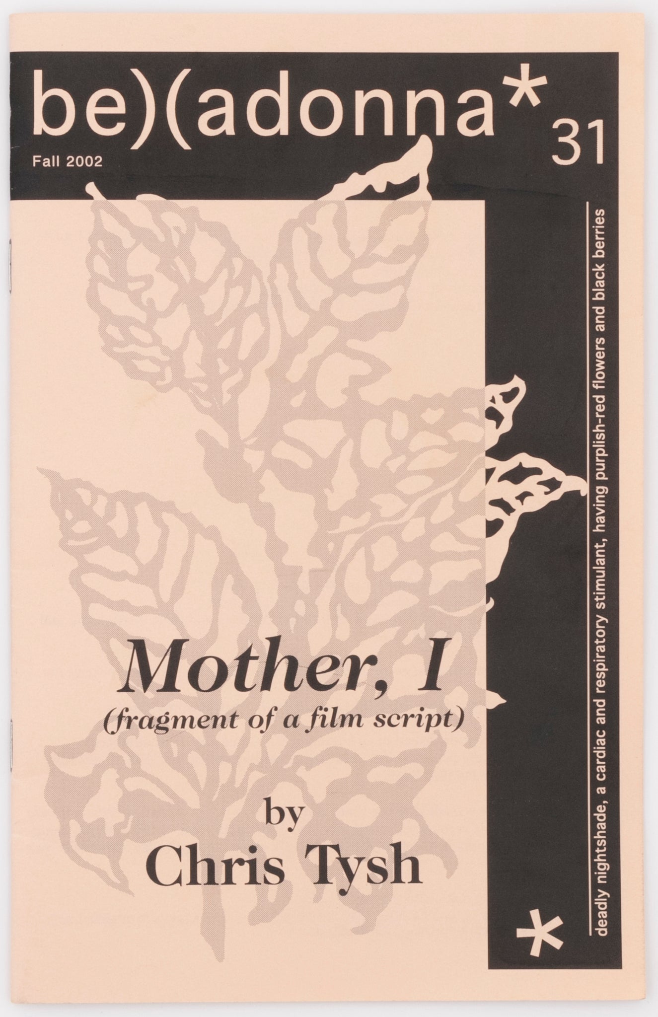 Mother, I (Belladonna* #31)