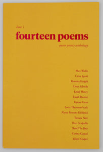 Fourteen Poems: Queer Poetry Anthology | Issue 1