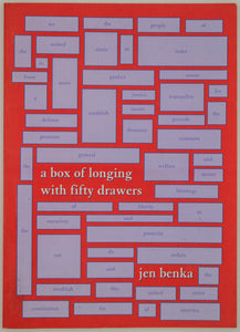 a box of longing with fifty drawers