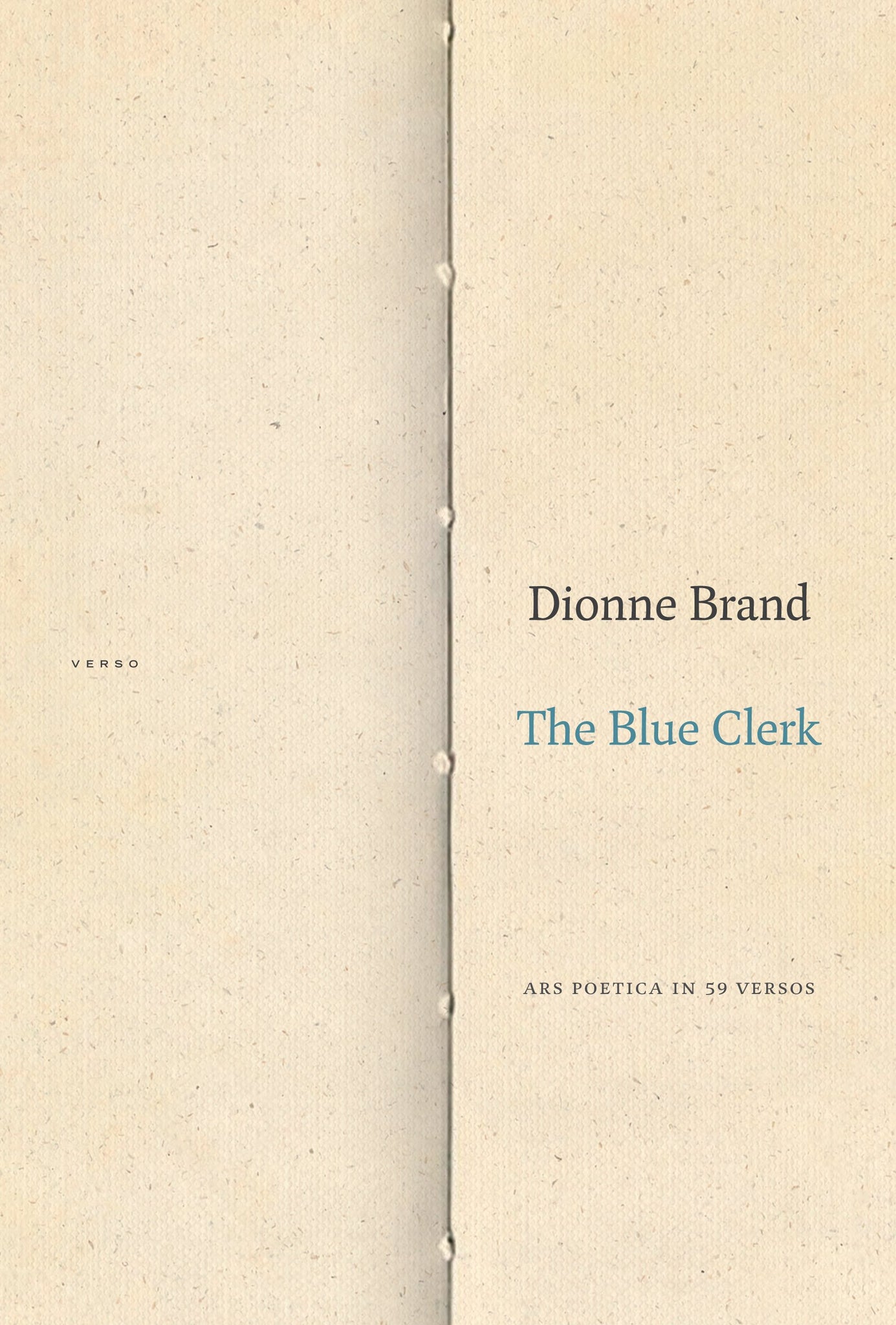 The Blue Clerk: Ars Poetica in 59 Versos (Hardcover)